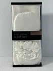 Kitsch Beauty The Satin Sleep 3 Piece Set Ivory Pillowcase Eye Mask Scrunchie New. Price: $15.00.