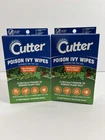 - Cutter Poison Ivy Wipes, 12 Individually Wrapped Per Package New. Price: $10.49.