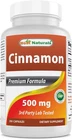 Best Naturals Cinnamon 500 Mg 250 Capsules New. Price: $12.99.