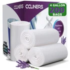 4 Gallon Small Trash Bags Lavender Scented (200 Count) Ccliners White Bathroo... New. Price: $27.27.