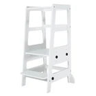 Zytty Toddler Step Stool, Wooden Helper White VC-SS03W Scratch & Dent Used. Price: $39.37.