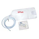 6 Pack, Cleaning Enema Bag Set With Soap & Drape 1500 Ml, Slide Clamp, #AS330 New. Price: $23.69.