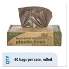 Stout? By Envision? Eco-degradable Plastic Trash Bag, 20-30GAL, .8MIL, X 36, New. Price: $31.86.