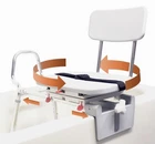 Sliding Shower Chair Tub-mount Bath Transfer Bench With Swivel Seat 77762 New. Price: $269.10.