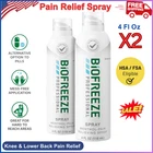Biofreeze Professional Strength Pain Relief Aerosol Spray, Arthritis 2X 4OZ New. Price: $33.91.
