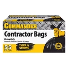 55 Gallon Mil (eq) Heavy Duty Contractor Bags With Flap Ties - 36" X 56" Wi... New. Price: $15.29.
