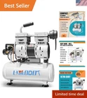 Lightweight Oil-free Air Compressor Ultra Quiet, 14S Recovery, 2 Gallons Power New. Price: $265.99.