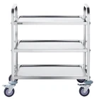 400LBS Vevor 3-TIER Stainless Steel Rolling Medical Cart, Lockable Universal New. Price: $158.35.