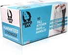 Hippo Sak - Tall Kitchen Garbage Bags With 90 Count (pack Of 1), White New. Price: $42.58.
