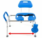 Hydroglyde Premium Sliding Bath Transfer Bench Shower Chair New. Price: $179.00.