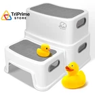 Forbena Toddler Step Stool Bathroom Sink, 2 White-grey New. Price: $33.69.