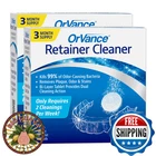 Orvance Retainer Cleaner Tablets 6 Month Supply Odor, Stain, Plaque Remover New. Price: $21.43.