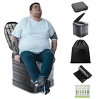 Portable Toilet Xxl 16 Tall Heavy Duty Camping Potty Lid Carry Bag Sckee Adults New. Price: $89.99.