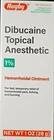 Rugby Dibucaine Topical Anesthetic 1% Hemorrhoidal Ointment 1OZ -exp 02-2028 New. Price: $9.99.