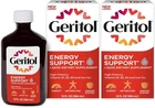 Geritol Liquid Energy Support 12 Fl Oz Pack Of 3 B Vitamins Iron Supplement New. Price: $53.29.