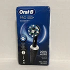 Oral-b Toothbrush Pro 500+ Plus Electric Rechargeable Black No Included Open. Price: $24.99.