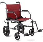 Medline Basic Steel Transport Chair 12 Inch Wheels Comfortable Portable Aid New. Price: $120.00.