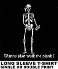Play Walk The Plank Bottle Pirate Caribbean Skull Sword Skeleton Bones T-shirt 5 New. Price: $29.95.