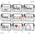 Zhouboat 9 Pcs Nurse Pvc Makeup Bags For Women Nursing Week Multicolor New. Price: $32.73.