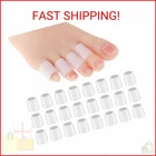 Gjinxi Silicone Toe Sleeves, 24 Pcs Soft Gel Protector Cushions Cuttable Pin New. Price: $10.46.