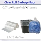 Clear Garbage Bags Office Household Storage Disposbale Trash 12-16 Gallon New. Price: $14.95.