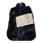 Peterpan Rubber Hot Water Bottle With Black Soft Faux Fur Cover Size Xxx-large New. Price: $25.99.