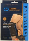 Copper Compression Knee Sleeve Infused Small/medium BS3 Free Shipping! New. Price: $9.99.