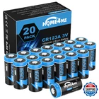 HOME4ME CR123A 3V Lithium Battery 1650MAH 20 Pack For Security Flashlights Shelf New. Price: $44.19.