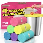 T.foring Count Gallon Small Trash Bags (pack Of 150), 4GAL-150 New. Price: $14.76.