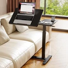 Foldable Overbed With Wheels, Pneumatic Height Adjustable Bedsi... New. Price: $154.62.