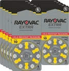 60 Rayovac Extra Advance Hearing Aid Batteries Size 10 Exp 2029 New. Price: $21.99.
