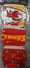 Kansas City Chiefs Football Team Nfl Face Mask Cover 3 Pack New. Price: $18.59.