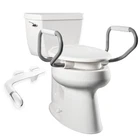 Bemis Assurance 3" Raised Toilet Seat With Handles Bidet Attachment, Secu... New. Price: $282.07.