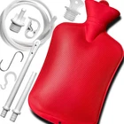 2L Home Enema Bag Kit With Tips, 60 Inch Silicone Hose, Red, New. Price: $14.41.