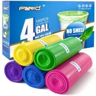 Forid Small Trash Bags 4 Gallon 150 Count (pack Of 1), Multicolor New. Price: $27.71.