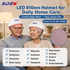 Zjzk Pbm Brain Helmet 810NM Nir Light Therapy For Parkinson Alzheimer 280 Diodes New. Price: $1199.69.