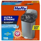 Hefty Ultra Strong 13 Gallon Trash Bags, Black 110 Count (pack Of 1), New. Price: $27.41.