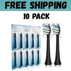 Toothbrush Heads 10-PACK For Aquasonic Black/vibe/duo Series Medium Bristles New. Price: $11.78.