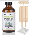 Muzamox Castor Oil Organic Cold Pressed Unrefined Glass Bottle 8FL.OZ Expire 26 New. Price: $25.00.