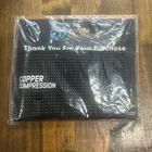 Copper Compression Arch Support Highest Content Non-slip 1 Pair Black Used. Price: $9.00.