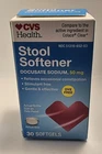 Sealed Box-cvs Health- Stool Softener 30 Gels : Expiration Date 07/2027 New. Price: $7.99.