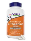 Now Foods L-theanine, Double Strength 200 Mg Per Cap 180 Count (pack Of 1) New. Price: $44.05.