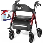 Vocic Walkers For Seniors, Z21 Rollator With Seat Supports 350LB, 8" B... New. Price: $107.31.
