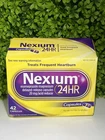 Nexium 24HR Acid Reducer Capsules For Heartburn Relief 42 Count Exp 4/29 New. Price: $22.00.