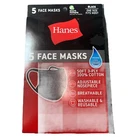 10 Pack Hanes Masks - Black Cotton Reusable Cover Cloth New. Price: $7.99.