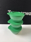Tupperware Stack Store Serve Bowls 425ML / Cup Set Of Green 3S New. Price: $24.95.