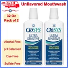 Pack Of Closys Ultra Sensitive Mouthwash, 32 Ounce, Unflavored Alcohol-free New. Price: $32.33.