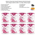 Nature's Finest Hair Growth Vitamins Drink Mix Powder With Collagen & Msm X8 New. Price: $227.99.
