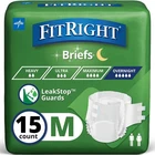 Overnight Adult Incontinence Briefs Extended-wear, Maximum Absorbency, Unisex New. Price: $32.99.