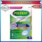 Polident Denture Cleaner 60 Tabs Whitening Overnight Soak For Retainers & Mout New. Price: $10.49.